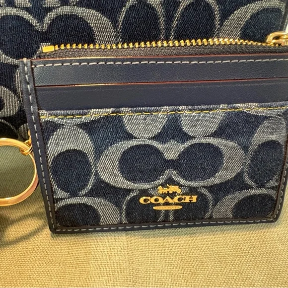 Coach Large Rowan-Denim - Picture 10 of 13